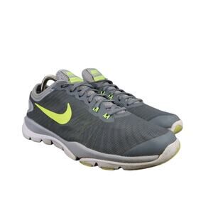 Nike Shoes Womens 8 Athletic Trainer Flex Supreme TR 4 Running Active Grey Green